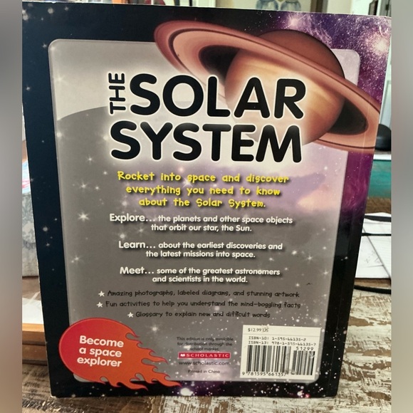 The Solar System by Rosalind Mist, Scholastic Edition like new! - Picture 2 of 3